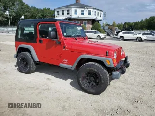 2005 Jeep Wrangler Sport with VIN 1J4FA49S55P372302, listed as a Copart auction lot 71910584 with 116,099 mi miles and Clean Title. Bid and sale history available at carsss.com. Image 4.