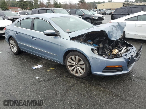 2012 Volkswagen CC R-Line with VIN WVWMP7ANXCE552032, listed as a Copart auction lot 53165885 with 120,589 mi miles and Salvage title. Bid and sale history available at DreamBid. Image 4.