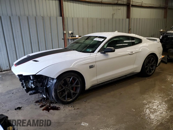 2021 Ford Mustang Mach 1 with VIN 1FA6P8R00M5551342, listed as a Copart auction lot 84078814 with 17,964 mi miles and Salvage Title. Bid and sale history available at carsss.com. Image 1.