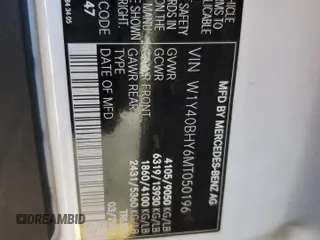 2021 Mercedes-Benz Sprinter Cargo Cargo with VIN W1Y40BHY6MT050196, listed as a Copart auction lot 85394564 with 78,894 mi miles and Clean Title. Bid and sale history available at DreamBid. Image 12.