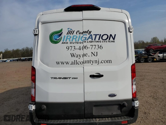 2023 Ford Transit Cargo with VIN 1FTBR1C86PKA83003, listed as a Copart auction lot 51015344 with Not Provided miles and Salvage Title. Bid and sale history available at DreamBid. Image 6.