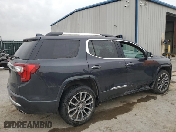 2021 GMC Acadia Denali with VIN 1GKKNPLS7MZ146613, listed as a Copart auction lot 51129175 with Not Provided miles and Clean Title. Bid and sale history available at carsss.com. Image 3.