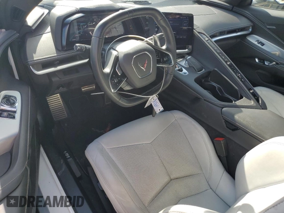 2022 Chevrolet Corvette 1LT with VIN 1G1YA2D41N5112902, listed as a Copart auction lot 85271034 with 16,782 mi miles and Salvage Title. Bid and sale history available at carsss.com. Image 8.