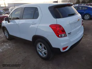 2020 Chevrolet Trax LS with VIN KL7CJKSB4LB314793, listed as a IAAI auction lot 41270872 with 20,426 mi miles. Bid and sale history available at carsss.com. Image 3.