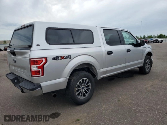 2019 Ford F-150 XL with VIN 1FTEW1E54KFA20203, listed as a Copart auction lot 64373765 with 79,550 mi miles and Salvage title. Bid and sale history available at DreamBid. Image 3.
