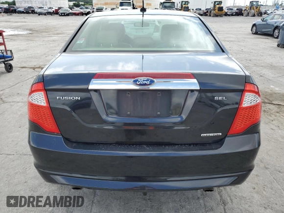 2012 Ford Fusion SEL with VIN 3FAHP0JG8CR274308, listed as a Copart auction lot 61644845 with 209,603 mi miles and Salvage title. Bid and sale history available at DreamBid. Image 6.
