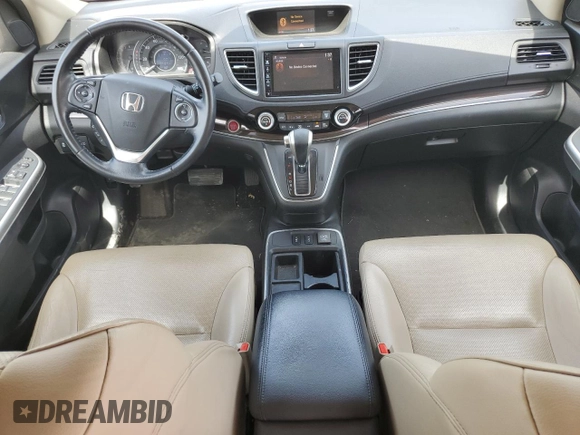2015 Honda CR-V EX-L with VIN 5J6RM4H75FL109091, listed as a Copart auction lot 52685105 with 153,571 mi miles and Salvage Title. Bid and sale history available at carsss.com. Image 8.