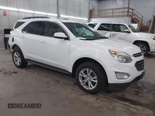 2017 Chevrolet Equinox LT with VIN 2GNALCEK4H1543608, listed as a IAAI auction lot 41989877 with 105,008 mi miles. Bid and sale history available at carsss.com. Image 1.