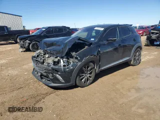 2017 Mazda CX-3 Grand Touring with VIN JM1DKFD77H0156571, listed as a Copart auction lot 47561835 with 72,528 mi miles and Salvage Title. Bid and sale history available at carsss.com. Image 1.