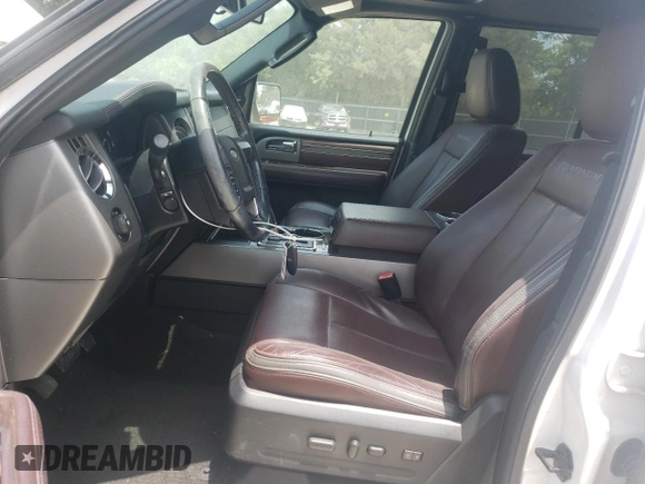 2017 Ford Expedition Max Platinum with VIN 1FMJK1MT6HEA81170, listed as a Copart auction lot 61833725 with 102,767 mi miles and Salvage title. Bid and sale history available at DreamBid. Image 7.
