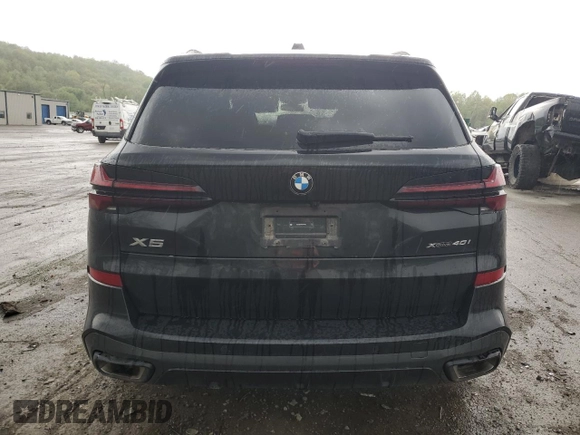2025 BMW X5 xDrive40i z VIN 5UX23EU07S9X91602, wystawiony jako Copart lot #55647515 z przebiegiem Nie podano mil oraz Szkoda całkowita • Salvage title. Historia ofert i sprzedaży dostępna na DreamBid. Obrazek 6.