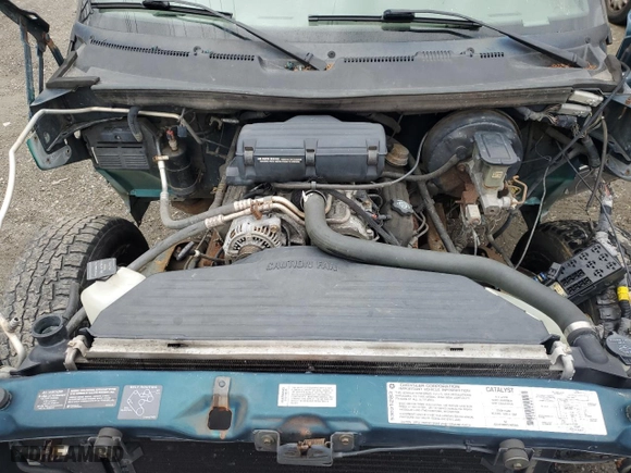 1995 Dodge Ram 1500 with VIN 1B7HC16Y3SS361081, listed as a Copart auction lot 48128815 with 282,940 mi miles and Salvage Title. Bid and sale history available at carsss.com. Image 11.