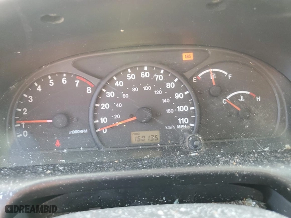2002 Suzuki Grand Vitara JLX with VIN JS3TD62V424152230, listed as a Copart auction lot 74657294 with 160,135 mi miles and Salvage Title. Bid and sale history available at carsss.com. Image 9.