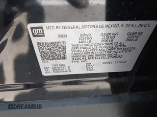 2024 GMC Terrain SLE with VIN 3GKALMEG1RL278502, listed as a IAAI auction lot 42236387 with 7,961 mi miles and . Bid and sale history available at DreamBid. Image 9.