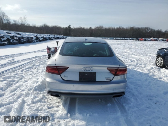 2018 Audi A7 Premium Plus with VIN WAUW3AFC9JN087620, listed as a Copart auction lot 42178915 with 87,445 mi miles and Salvage title. Bid and sale history available at DreamBid. Image 6.