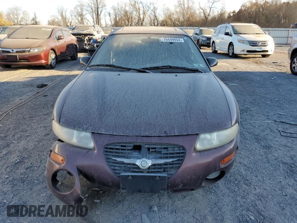 1997 Chrysler Sebring with VIN 4C3AU42N6VE180381, listed as a Copart auction lot 79449954 with 126,425 mi miles and Clean Title. Bid and sale history available at DreamBid. Image 5.