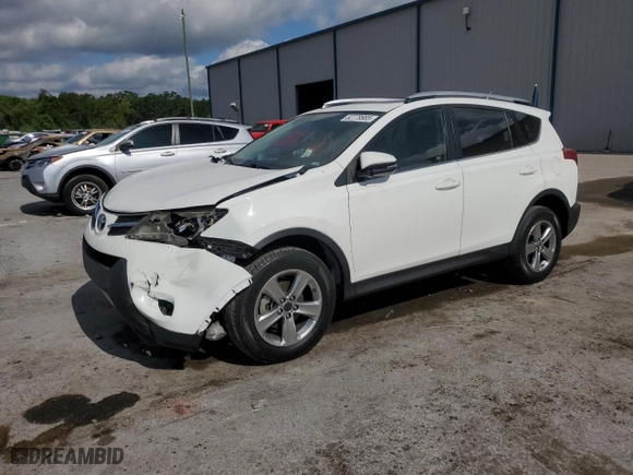 2015 Toyota RAV4 XLE with VIN JTMWFREV9FJ053896, listed as a Copart auction lot 52779985 with 115,190 mi miles and Salvage Title. Bid and sale history available at carsss.com. Image 1.