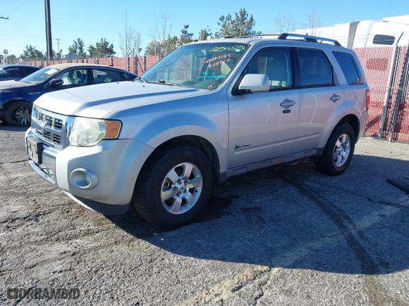 2009 Ford Escape Hybrid with VIN 1FMCU49389KA14781, listed as a IAAI auction lot 41409142 with 155,728 mi miles. Bid and sale history available at carsss.com. Image 2.