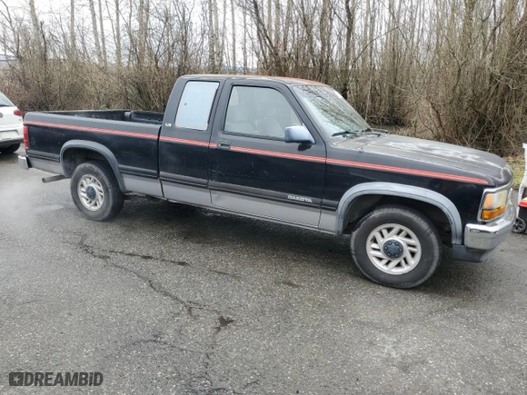 1993 Dodge Dakota with VIN 1B7FL23X4PS285239, listed as a Copart auction lot 46737855 with 172,732 mi miles and Clean Title. Bid and sale history available at carsss.com. Image 4.