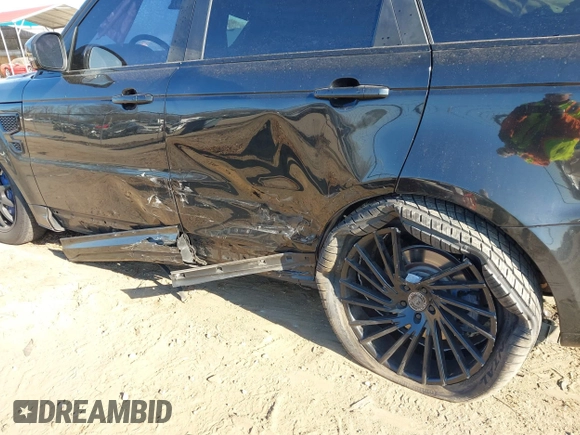 2016 Land Rover Range Rover Sport SVR with VIN SALWZ2EFXGA589337, listed as a IAAI auction lot 41395075 with 71,364 mi miles and . Bid and sale history available at DreamBid. Image 6.