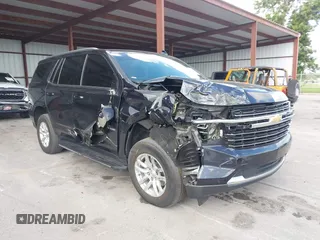 2023 Chevrolet Tahoe LT z VIN 1GNSKNKD6PR198449, wystawiony jako IAAI lot #42468537 z przebiegiem 37 924 mil mil oraz . Historia ofert i sprzedaży dostępna na DreamBid. Obrazek 1.