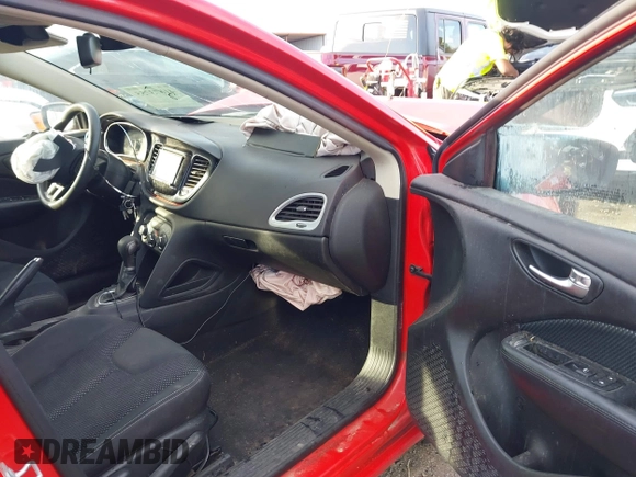 2016 Dodge Dart SXT with VIN 1C3CDFBA5GD635099, listed as a IAAI auction lot 41673755 with 104,426 mi miles and . Bid and sale history available at carsss.com. Image 5.