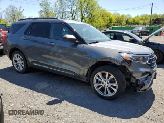 2021 Ford Explorer XLT z VIN 1FMSK8DH1MGA29114, wystawiony jako Copart lot #55319215 z przebiegiem 51 371 mil mil oraz Szkoda całkowita • Salvage title. Historia ofert i sprzedaży dostępna na DreamBid. Obrazek 4.