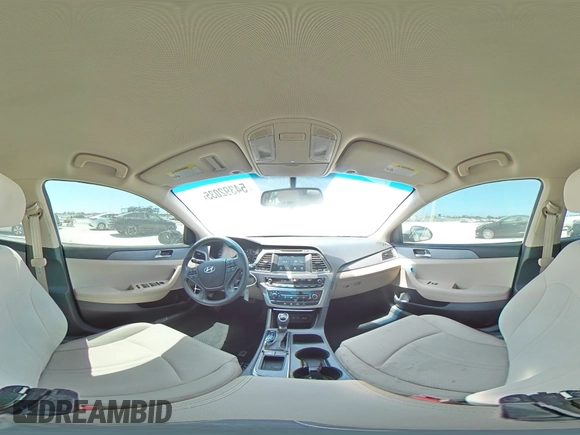 2017 Hyundai Sonata SE z VIN 5NPE24AF7HH577732, wystawiony jako Copart lot #54392035 z przebiegiem 74 327 mil mil oraz Szkoda całkowita • Salvage title. Historia ofert i sprzedaży dostępna na DreamBid. Obrazek 14.