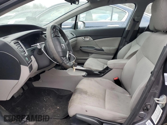 2014 Honda Civic Sedan LX with VIN 19XFB2F5XEE033640, listed as a Copart auction lot 87675445 with 120,130 mi miles and Clean Title. Bid and sale history available at carsss.com. Image 7.