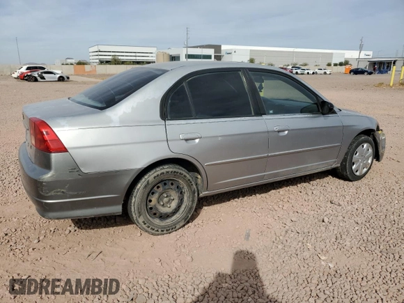 2002 Honda Civic EX with VIN 1HGES26782L051944, listed as a Copart auction lot 47958055 with 286,468 mi miles and Salvage Title. Bid and sale history available at DreamBid. Image 3.