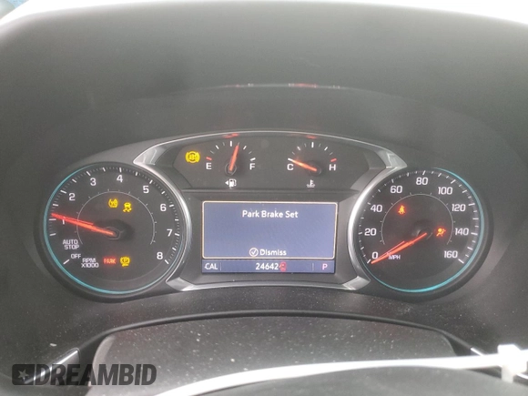 2021 Chevrolet Equinox Premier with VIN 3GNAXXEV8MS181822, listed as a Copart auction lot 84245104 with 24,642 mi miles and Non repairable. Bid and sale history available at DreamBid. Image 9.