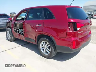 2015 Kia Sorento LX with VIN 5XYKT3A63FG630456, listed as a IAAI auction lot 41817900 with 102,382 mi miles. Bid and sale history available at carsss.com. Image 3.