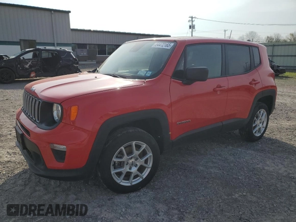 2023 Jeep Renegade Latitude с VIN ZACNJDB18PPP15934, выставлен на аукционе Copart как лот 54472165 с пробегом Не указан миль и Списание • Salvage title. История ставок и продаж доступна на DreamBid. Изображение 1.