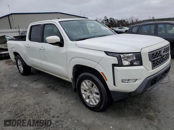 2023 Nissan Frontier SV with VIN 1N6ED1FK6PN609628, listed as a Copart auction lot 43640555 with 53,074 mi miles and Salvage Title. Bid and sale history available at carsss.com. Image 4.