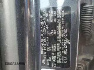 2020 Kia Soul LX with VIN KNDJ23AU5L7107980, listed as a Copart auction lot 49319285 with 50,547 mi miles and Salvage Title. Bid and sale history available at carsss.com. Image 14.