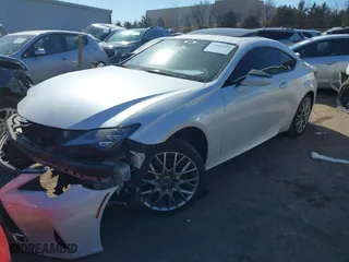 2019 Lexus RC with VIN JTHHZ5BC7K5021445, listed as a IAAI auction lot 41613723 with 1 miles. Bid and sale history available at carsss.com. Image 18.