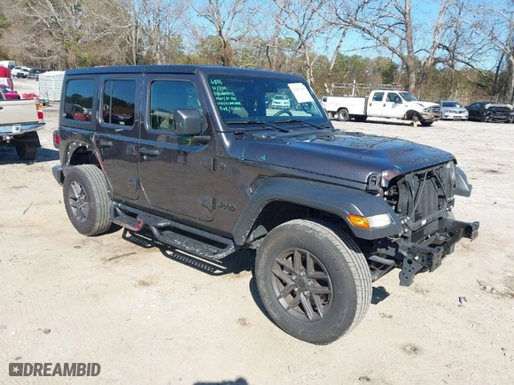 2024 Jeep Wrangler Willys with VIN 1C4PJXDNXRW125950, listed as a IAAI auction lot 41497980 with 26,574 mi miles. Bid and sale history available at carsss.com. Image 1.