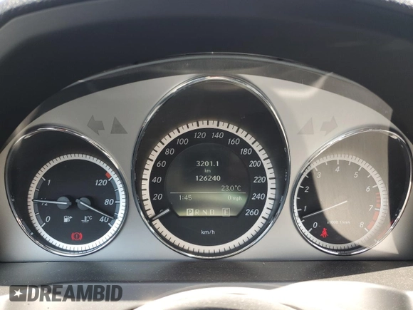 2011 Mercedes-Benz C with VIN WDDGF5CB2BA508903, listed as a Copart auction lot 60699455 with 126,240 mi miles and Clean title. Bid and sale history available at DreamBid. Image 9.