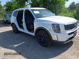 2021 Kia Telluride SX with VIN 5XYP5DHC5MG110306, listed as a IAAI auction lot 42570501 with 73,304 mi miles and . Bid and sale history available at DreamBid. Image 1.
