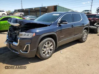 2021 GMC Acadia SLT z VIN 1GKKNULS6MZ206847, wystawiony jako Copart lot #55249065 z przebiegiem 81 500 mil mil oraz Szkoda całkowita • Salvage title. Historia ofert i sprzedaży dostępna na DreamBid. Obrazek 1.