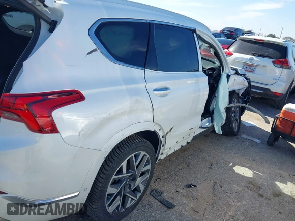 2021 Hyundai Santa Fe Calligraphy with VIN 5NMS5DAL1MH360376, listed as a IAAI auction lot 41395282 with 50,275 mi miles and . Bid and sale history available at DreamBid. Image 6.