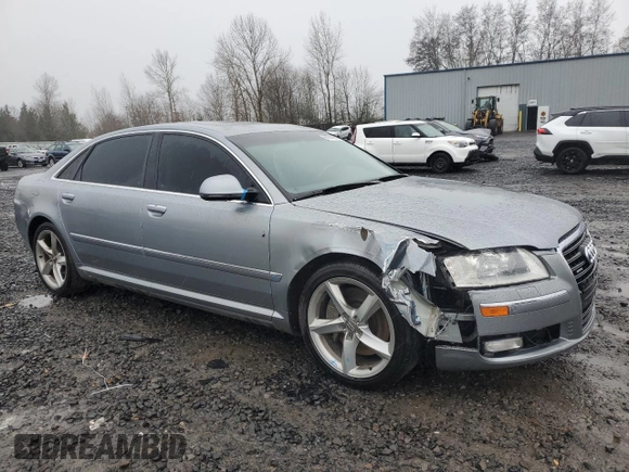 2008 Audi A8 L 4.2L with VIN WAUMV94E38N012703, listed as a Copart auction lot 86854604 with 132,363 mi miles and Salvage Title. Bid and sale history available at carsss.com. Image 4.