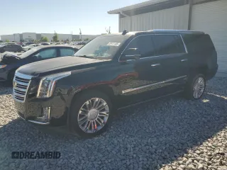 2016 Cadillac Escalade ESV Platinum z VIN 1GYS4KKJ1GR412121, wystawiony jako Copart lot #49411105 z przebiegiem 123 103 mil mil oraz Szkoda całkowita • Salvage title. Historia ofert i sprzedaży dostępna na DreamBid. Obrazek 1.