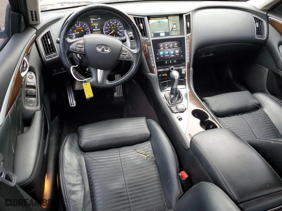 2014 Infiniti Q50 Hybrid Sport with VIN JN1AV7AR7EM702993, listed as a Copart auction lot 83265454 with 119,804 mi miles and Clean Title. Bid and sale history available at carsss.com. Image 8.