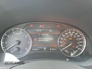2022 Infiniti QX55 Sensory with VIN 3PCAJ5L30NF101911, listed as a Copart auction lot 65155474 with 57,589 mi miles and Salvage title. Bid and sale history available at DreamBid. Image 9.