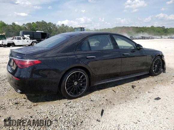 2023 Mercedes-Benz S-Class S 580e with VIN W1K6G6KB4PA201921, listed as a Copart auction lot 46741854 with 9,083 mi miles. Bid and sale history available at carsss.com. Image 3.