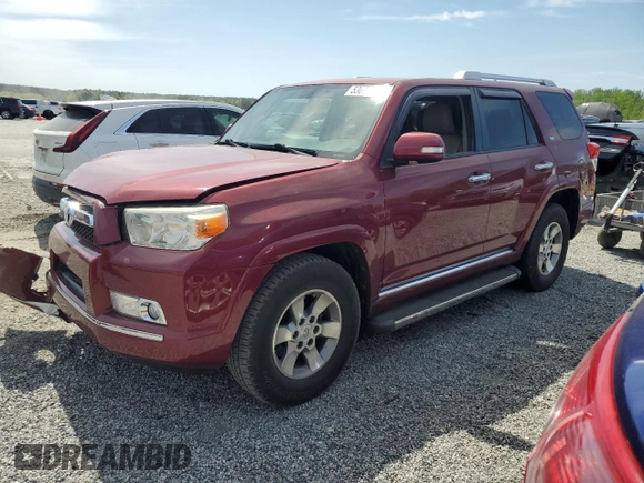 2012 Toyota 4Runner SR5 with VIN JTEZU5JRXC5041888, listed as a Copart auction lot 53674585 with 154,700 mi miles and Salvage title. Bid and sale history available at DreamBid. Image 1.