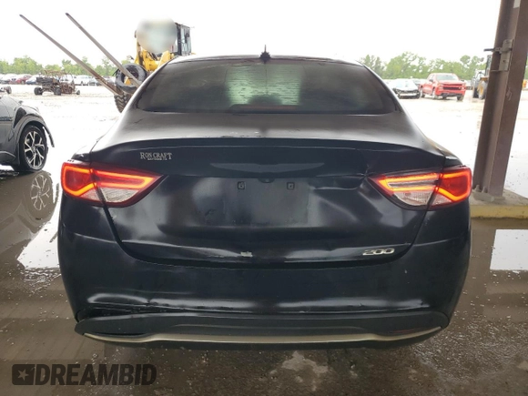 2015 Chrysler 200 Limited with VIN 1C3CCCAB5FN696697, listed as a Copart auction lot 54257955 with 185,444 mi miles and Salvage Title. Bid and sale history available at DreamBid. Image 6.