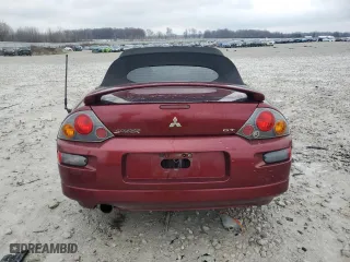 2003 Mitsubishi Eclipse GT with VIN 4A3AE55H53E102304, listed as a Copart auction lot 80962644 with 134,894 mi miles and Clean Title. Bid and sale history available at carsss.com. Image 6.