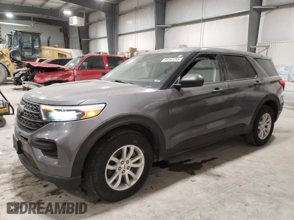 2021 Ford Explorer with VIN 1FMSK8BH9MGA15836, listed as a Copart auction lot 89167255 with 112,345 mi miles and Salvage Title. Bid and sale history available at carsss.com. Image 1.